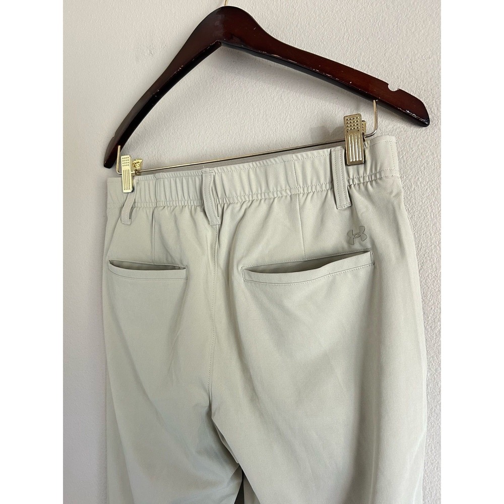 Under Armour Khaki Men's 30/32 Straight Flat Front UA Flex Pant - Picture 3 of 7